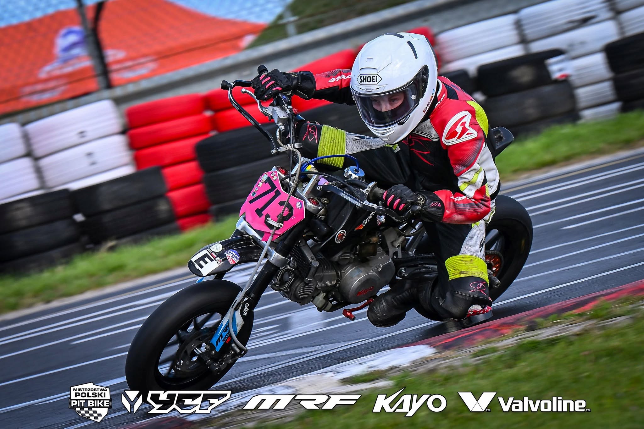 Natasha Radwan #713 na różowym pit bike’u, Mistrzostwa Polski Pit Bike